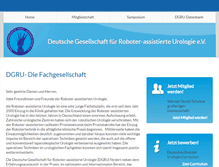 Tablet Screenshot of dgru.de
